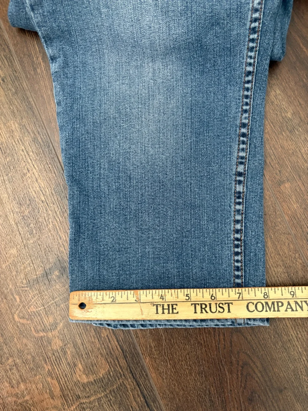 Lane Bryant Faded Blue Cropped  Jeans